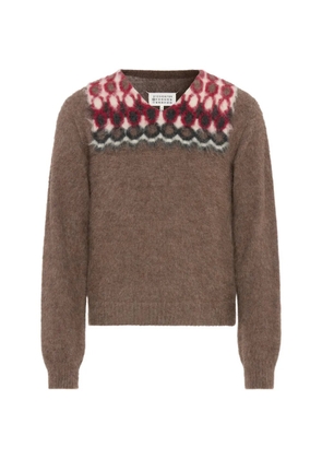 Maison Margiela brushed pullover - Brown