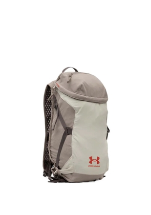 Under Armour UA Launch Trail logo-detail backpack - Neutrals