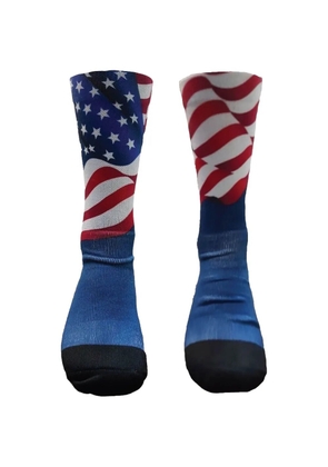 Reebok x CrossFit USA-print socks - Blue