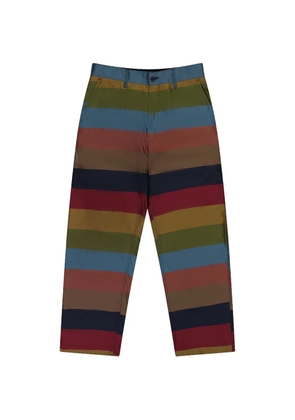 4SDESIGNS Everyday striped trousers - Blue