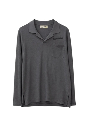 Sanderlak polo-collar T-shirt - Grey