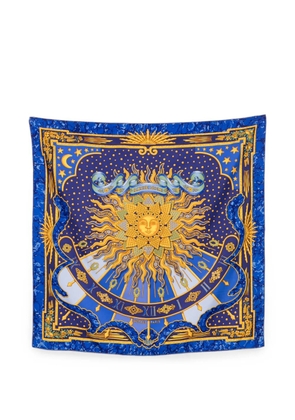Hermès Pre-Owned 2010s Carpe Diem scarf - Blue