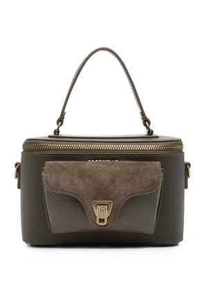 Coccinelle Beat Generation logo-print panelled tote bag - Brown