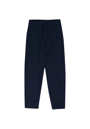 4SDESIGNS drawstring-fastening track pants - Blue
