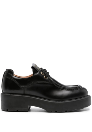 Miu Miu chunky-sole lace-up shoes - Black