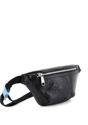 Gucci Pre-Owned GG Embossed Perforated Leather Small belt bag - Black