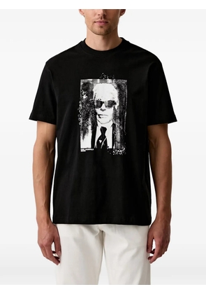 Karl Lagerfeld Jeans graphic-print T-shirt - Black