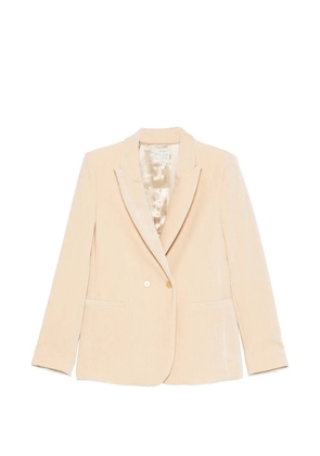 Forte Forte double-breasted velvet blazer - Neutrals