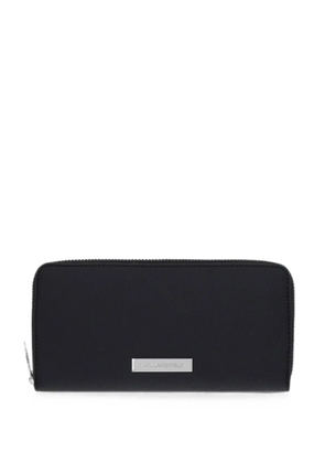 Karl Lagerfeld Ikon Pebble continental wallet - Black