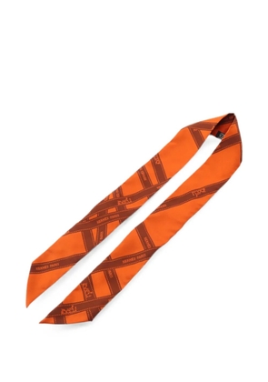 Hermès Pre-Owned 2010s Bolduc scarf - Orange