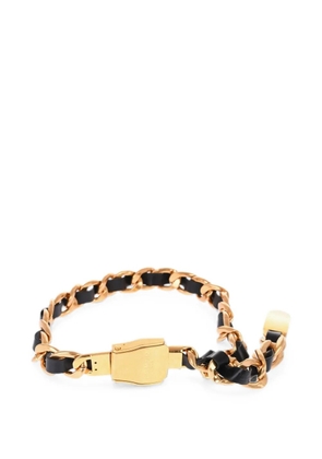Balmain chain-link leather belt - Gold