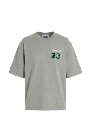 Off-White logo-print T-shirt - Grey