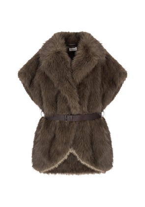 P.A.R.O.S.H. belted gilet - Brown