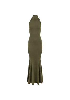 CAYET Stella N4 halterneck gown - Green
