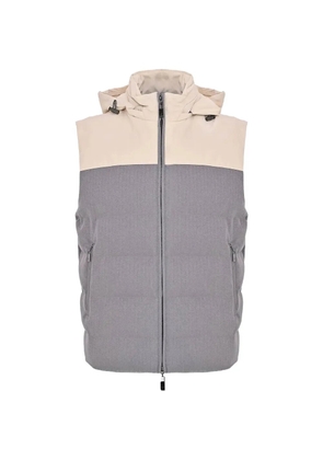 Pal Zileri hooded gilet - Grey