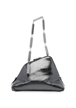 The Attico La Scala leather shoulder bag - Grey