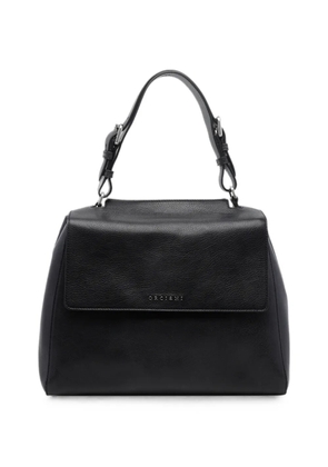 Orciani Sveva leather medium handbag - Black