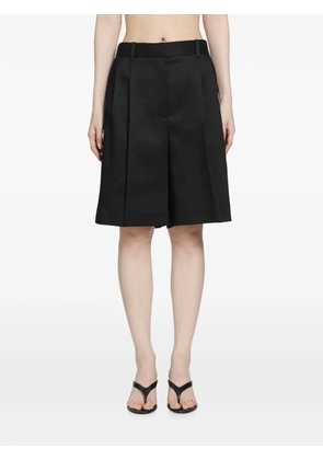 KHAITE Auggie pleated shorts - Black