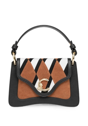 Coccinelle logo-detail tote bag - Brown