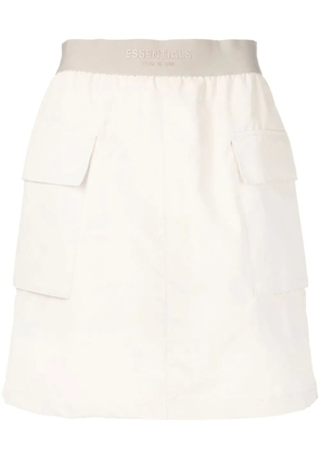 FEAR OF GOD ESSENTIALS A-line cargo mini skirt - Brown