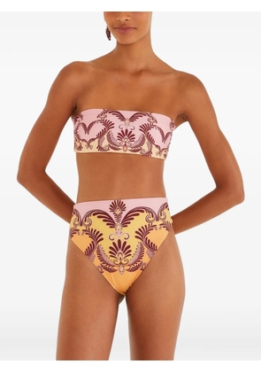 FARM Rio arabesque-print bikini - Yellow
