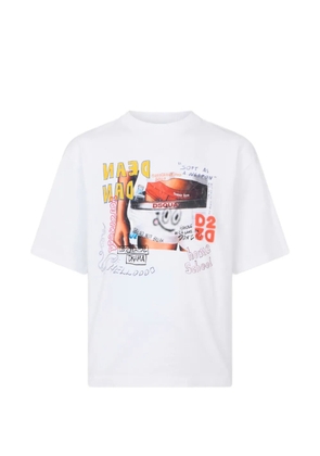 DSQUARED2 D2 loose-fit T-shirt - White