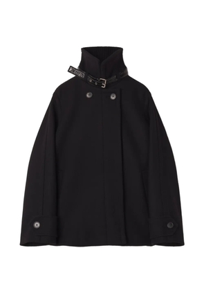 Lanvin buckled-collar double-breasted coat - Black