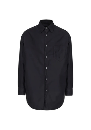 Maison Margiela long-sleeve cotton shirt - Black