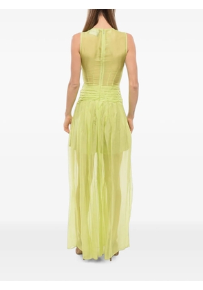 John Richmond sleeveless maxi dress - Yellow