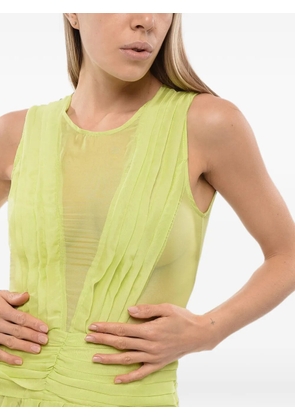 John Richmond sleeveless maxi dress - Yellow