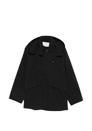 Cecilie Bahnsen Finn floral-jacquard oversized jacket - Black