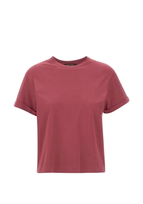 Gran Sasso turned-up cuff T-shirt - Pink