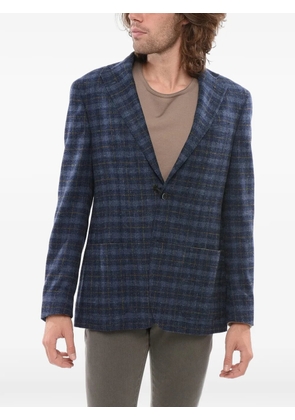 Corneliani Nino Danieli checked blazer - Blue