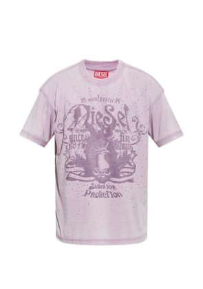 Diesel T-Norm-AA8 graphic-print T-shirt - Purple