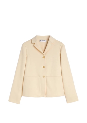 Jil Sander double cashmere jacket - White