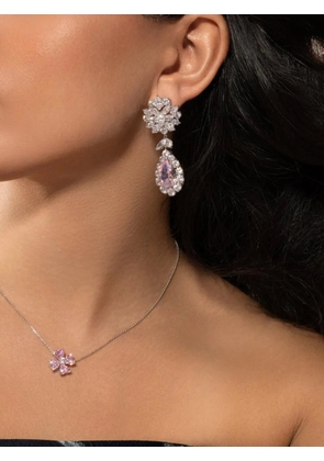 Fantasia by Deserio cluster drop earrings - Silver