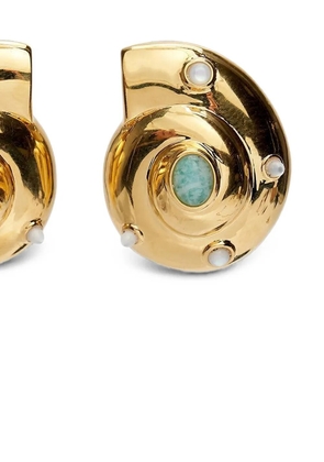 Lizzie Fortunato Nautilus stud earrings - Gold