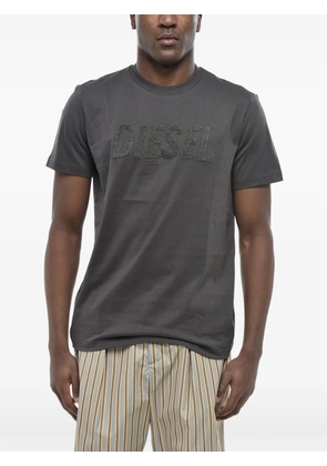 Diesel embossed-logo T-shirt - Grey