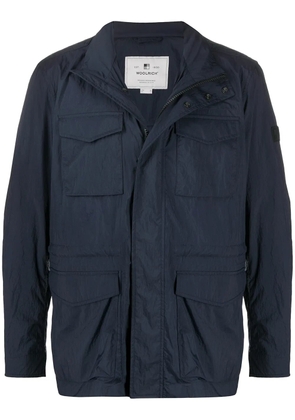 Woolrich flap pocket field jacket - Blue