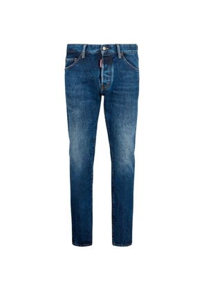 DSQUARED2 dark highlight Teddy jeans - Blue