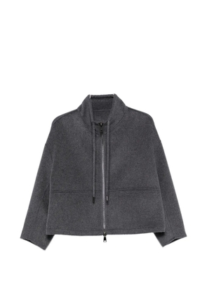 Giorgio Brato drawstring high-neck jacket - Grey