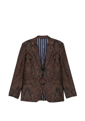 ETRO paisley-print blazer - Black