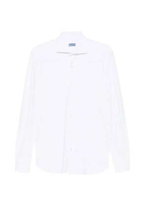 Barba long-sleeve spread-collar shirt - Grey