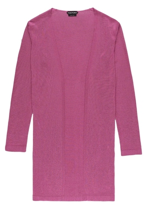 TOM FORD open-front midi cardigan - Pink