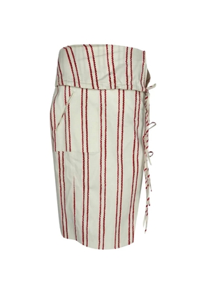 Altuzarra Obi lace-up skirt - White