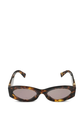 Miu Miu Glimpse geometric-frame sunglasses - Brown