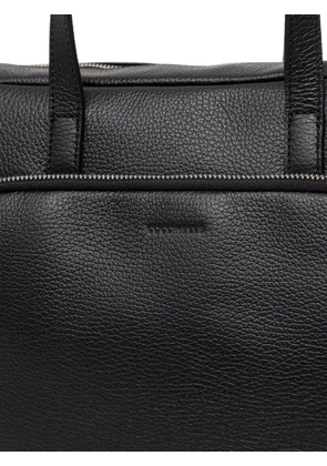 Coccinelle large Paki grained leather luggage bag - Black