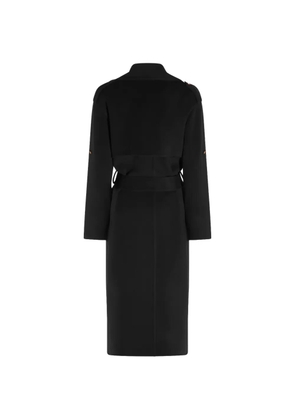 Alberta Ferretti belted double-breasted coat - Black