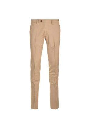 Al Duca D’Aosta 1902 pressed-crease slim-fit trousers - Neutrals