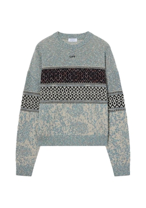 Off-White Persian Arrow knit sweater - Blue